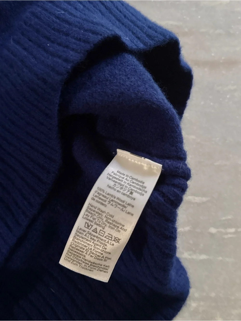J. Crew Short-Sleeve Crewneck Sweater in Cobalt Blue - Size M